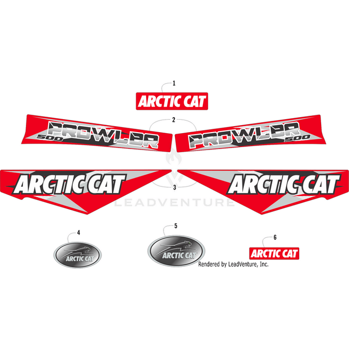 Decal, Arctic Cat By Arctic Cat