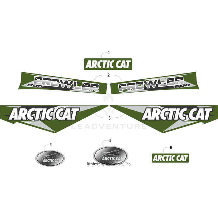 Decal, Arctic Cat By Arctic Cat