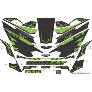 Decal, Arctic Cat By Arctic Cat 9411-347 OEM Hardware 9411-347 Off Road Express