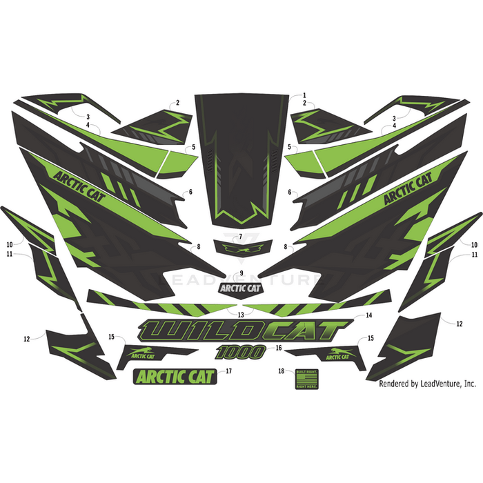 Decal, Arctic Cat By Arctic Cat