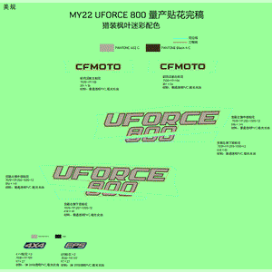 Decal Assy by CF Moto 703V-191200-20000 OEM Hardware 703V-191200-20000 Northstar Polaris