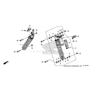 Decal, Band (Type1) by Honda 51427-HL7-A31ZA OEM Hardware 51427-HL7-A31ZA Off Road Express Peach St