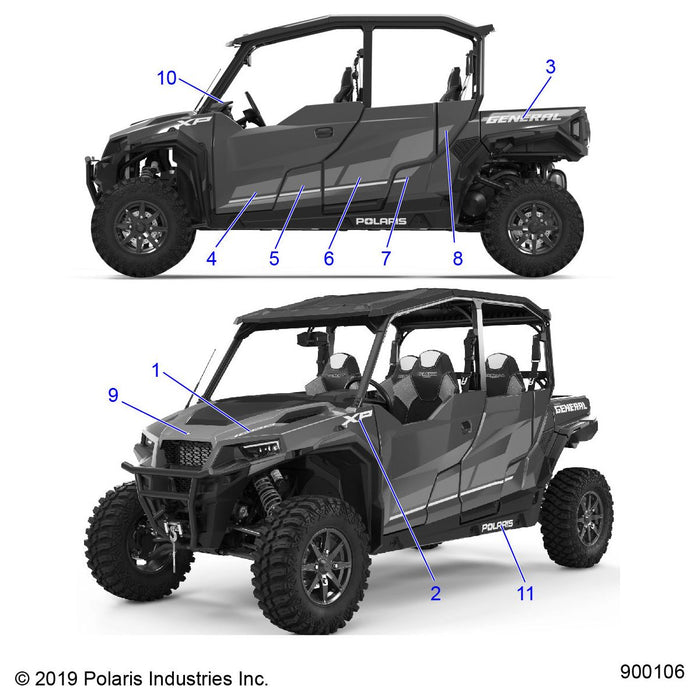 Decal-Body,Mid,Lh by Polaris