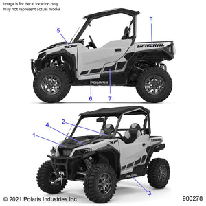 Decal-Body,Mid,Lh by Polaris 7194262 OEM Hardware P7194262 Off Road Express