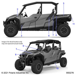 Decal-Bolster,Lh by Polaris 7194308 OEM Hardware P7194308 Off Road Express