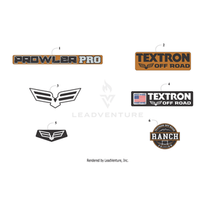 Decal, Box Fascia - Copper By Arctic Cat 6411-890 OEM Hardware 6411-890 Off Road Express