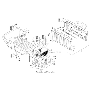 Decal, Box - Left By Arctic Cat 2411-455 OEM Hardware 2411-455 Off Road Express