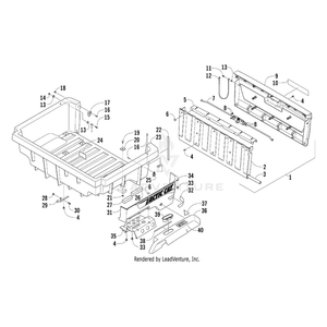 Decal, Box - Left By Arctic Cat 3411-209 OEM Hardware 3411-209 Off Road Express