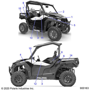 Decal-Box,Side,Lh by Polaris 7192111 OEM Hardware P7192111 Off Road Express