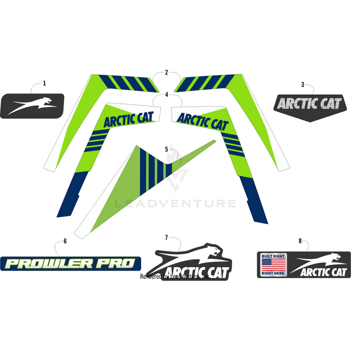 Decal, Box - Side - Rear - Left By Arctic Cat