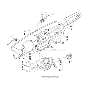 Decal, Brake Release By Arctic Cat 1411-330 OEM Hardware 1411-330 Off Road Express