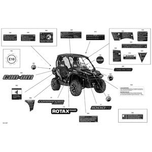 Decal - Can-Am by Can-Am 704905820 OEM Hardware 704905820 Off Road Express