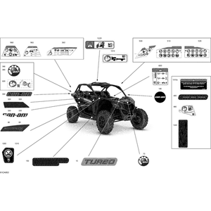 Decal "Can-Am" by Can-Am 704906359 OEM Hardware 704906359 Off Road Express Peach St