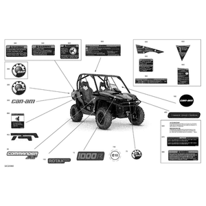 Decal "Can-Am" by Can-Am 704906614 OEM Hardware 704906614 Off Road Express Peach St