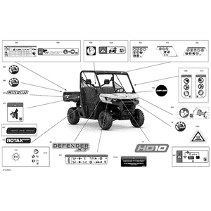 Decal "Can-Am" by Can-Am 704907216 OEM Hardware 704907216 Off Road Express Peach St