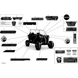 Decal "Can-Am" by Can-Am 704907981 OEM Hardware 704907981 Off Road Express