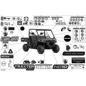 Decal "Can-Am" by Can-Am 704908374 OEM Hardware 704908374 Off Road Express Peach St