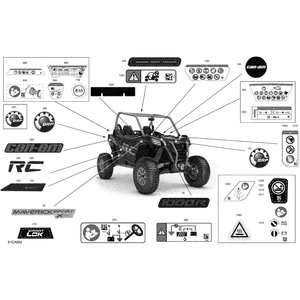 Decal "Can-Am" by Can-Am 704908540 OEM Hardware 704908540 Off Road Express Peach St