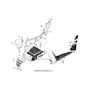 Decal,Crest Fwd-Mb By Arctic Cat 3411-971 OEM Hardware 3411-971 Off Road Express