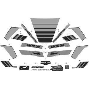 Decal, Crew By Arctic Cat 9411-256 OEM Hardware 9411-256 Off Road Express