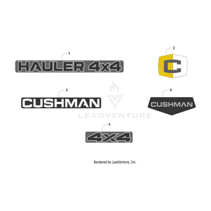 Decal, Cushman By Arctic Cat 6411-966 OEM Hardware 6411-966 Off Road Express