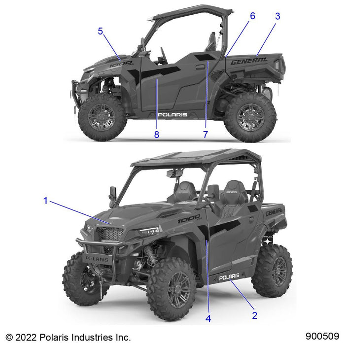 Decal-Door,Front,Lh by Polaris