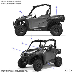 Decal-Door,Frt,Lh by Polaris 7196531 OEM Hardware P7196531 Off Road Express