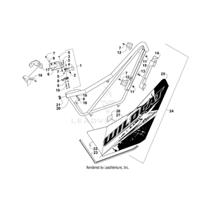 Decal,Door-Lh (Vr) By Arctic Cat 4411-285 OEM Hardware 4411-285 Off Road Express