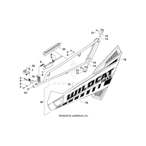 Decal,Door-Lh (Wc Trail ) By Arctic Cat 5411-075 OEM Hardware 5411-075 Off Road Express