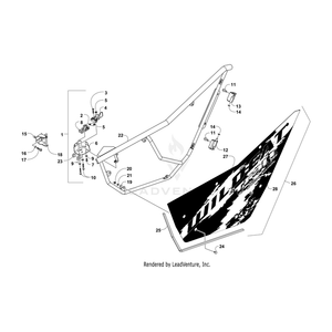 Decal,Door-Lh (Wc Trl Se Tt/O) By Arctic Cat 5411-109 OEM Hardware 5411-109 Off Road Express