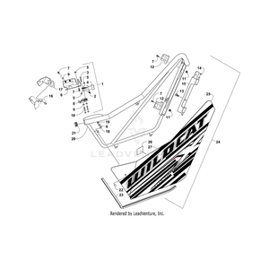 Decal,Door-Lh (Wc X Ltd Dt) By Arctic Cat 5411-165 OEM Hardware 5411-165 Off Road Express