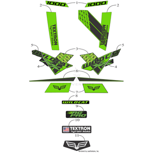 Decal,Door-Lh (Wildcat Xx) By Arctic Cat 6411-285 OEM Hardware 6411-285 Off Road Express