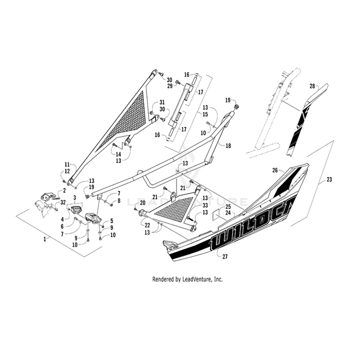 Decal, Door - Lower Left By Arctic Cat