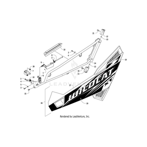 Decal, Door - Lower Left By Arctic Cat 5411-823 OEM Hardware 5411-823 Off Road Express