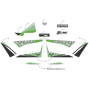 Decal, Door - Lower - Left By Arctic Cat 6411-245 OEM Hardware 6411-245 Off Road Express