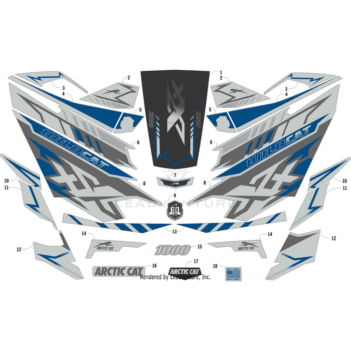 Decal, Door - Lower - Right By Arctic Cat