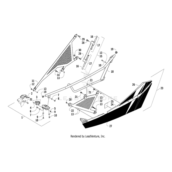 Decal,Door-Lower-Wc4-Agm-Lh By Arctic Cat