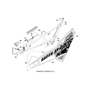 Decal,Door-Lwr-Lh (Vb) By Arctic Cat 4411-441 OEM Hardware 4411-441 Off Road Express