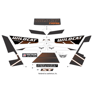 Decal,Door-Lwr-Lh (Wc Trail Xt) By Arctic Cat 6411-203 OEM Hardware 6411-203 Off Road Express