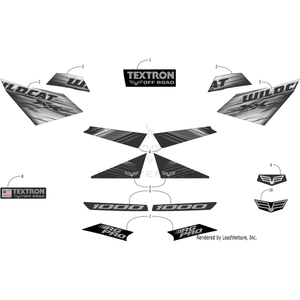 Decal,Door-Lwr-Rh (Xx Blk) By Arctic Cat 6411-950 OEM Hardware 6411-950 Off Road Express