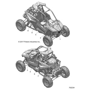 Decal-Door,Mid,Lh by Polaris 7191957 OEM Hardware P7191957 Off Road Express