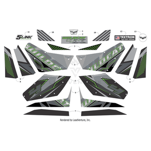 Decal,Door-Rear-Lh (Wc 4X Ltd) By Arctic Cat 6411-447 OEM Hardware 6411-447 Off Road Express