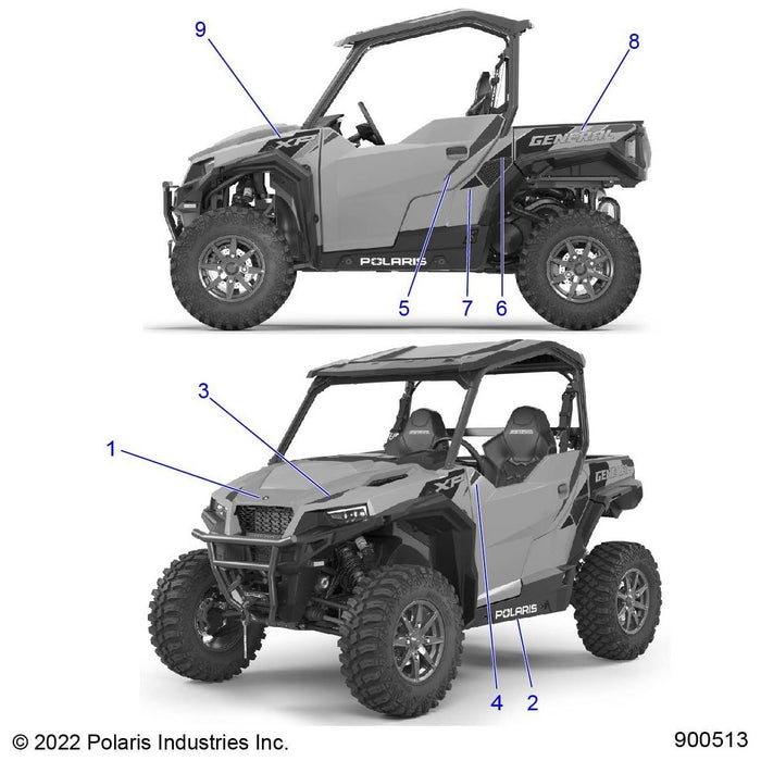 Decal-Door,Upper Frt,Lh by Polaris