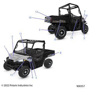 Decal-Eps,Premium by Polaris 7180947 OEM Hardware P7180947 Off Road Express