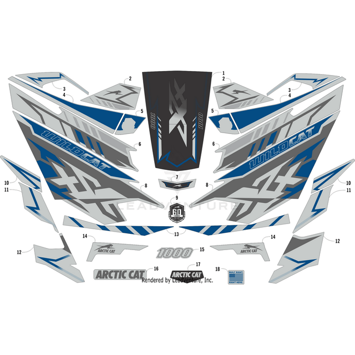 Decal, Fascia - Front - Center By Arctic Cat