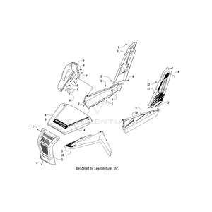 Decal,Fender-Front-Lh (Wc Trl Ltd) By Arctic Cat 5411-903 OEM Hardware 5411-903 Off Road Express