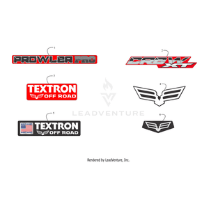 Decal, Forward - Side By Arctic Cat 6411-891 OEM Hardware 6411-891 Off Road Express