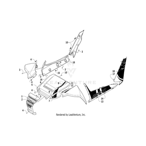 Decal,Fr Fender Lh-Tag By Arctic Cat 3411-669 OEM Hardware 3411-669 Off Road Express