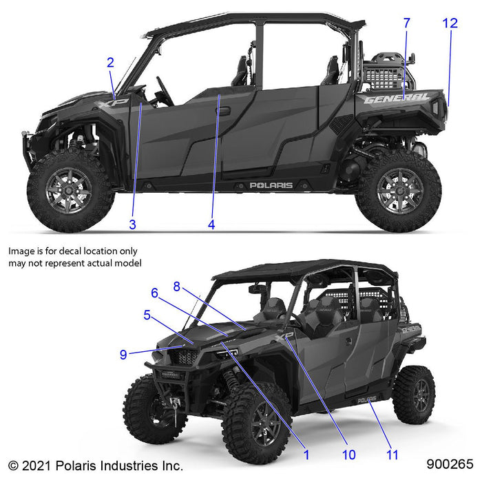 Decal-Fr.Fndr,Top,1000,Lh by Polaris