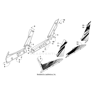 Decal,Front Door Lwr-Lh-(Vb) By Arctic Cat 4411-535 OEM Hardware 4411-535 Off Road Express